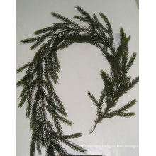 PE Link Spruce Fir Garland Artificial Plant for Christmas Decoration (42674)
